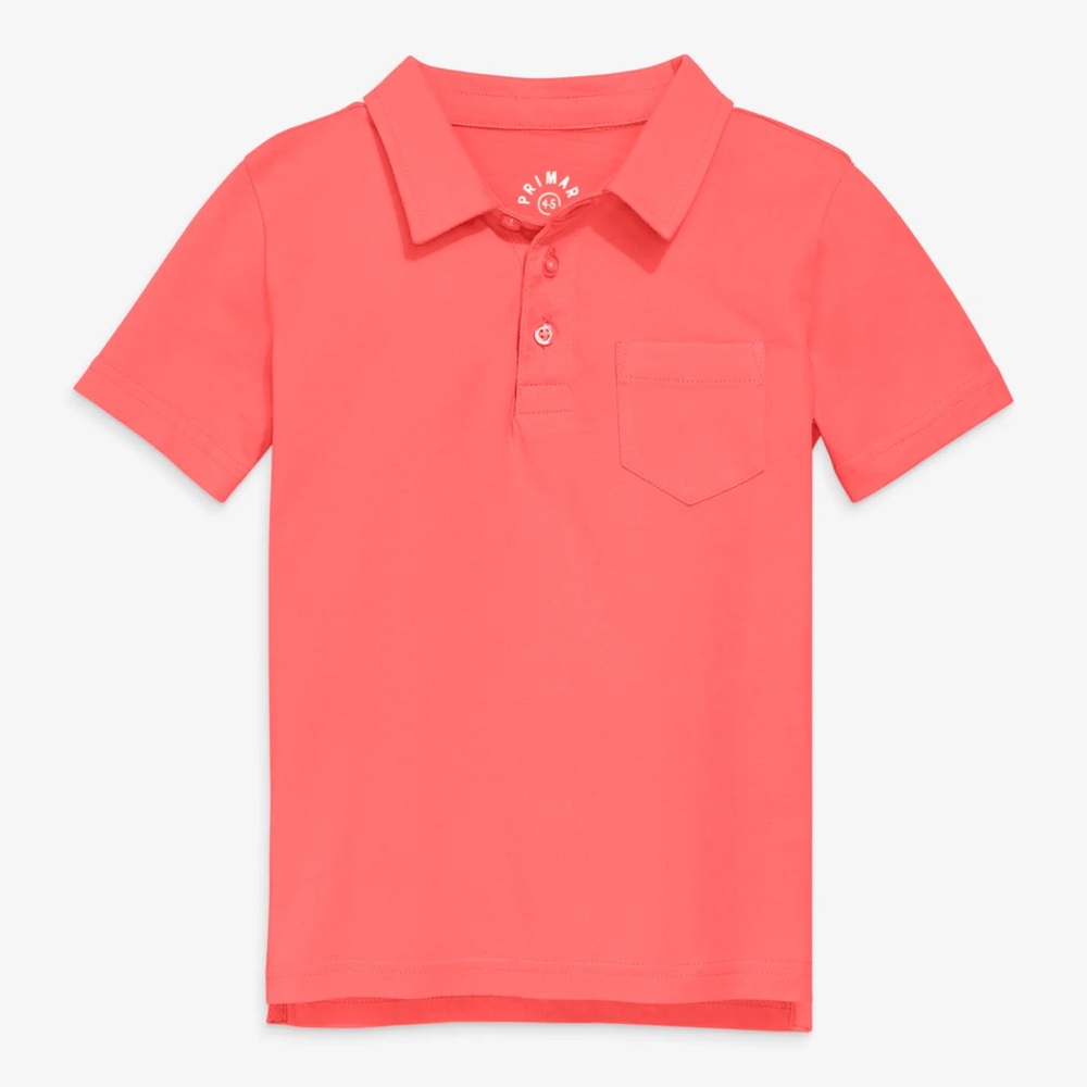 Primary 4/5 Cotton Kids short sleeve polo
